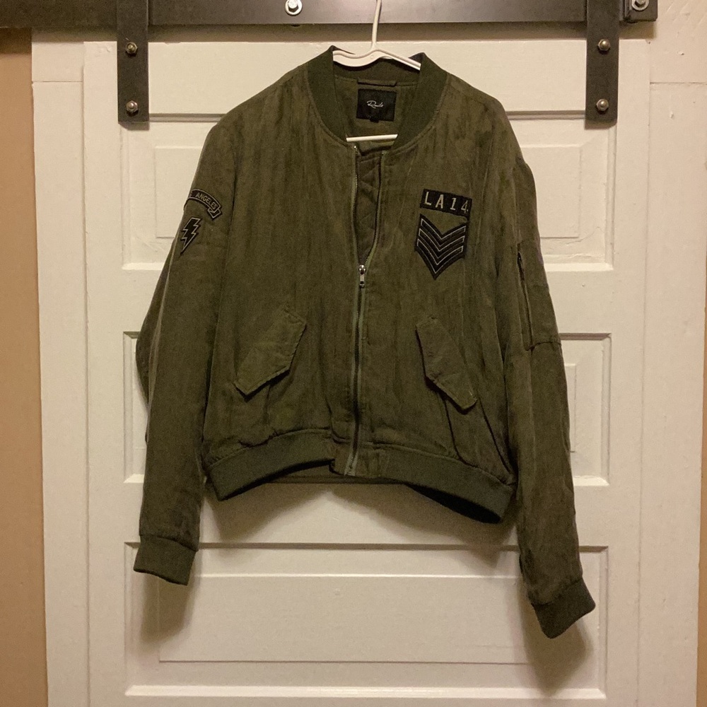 Army green Rails bomber jacket